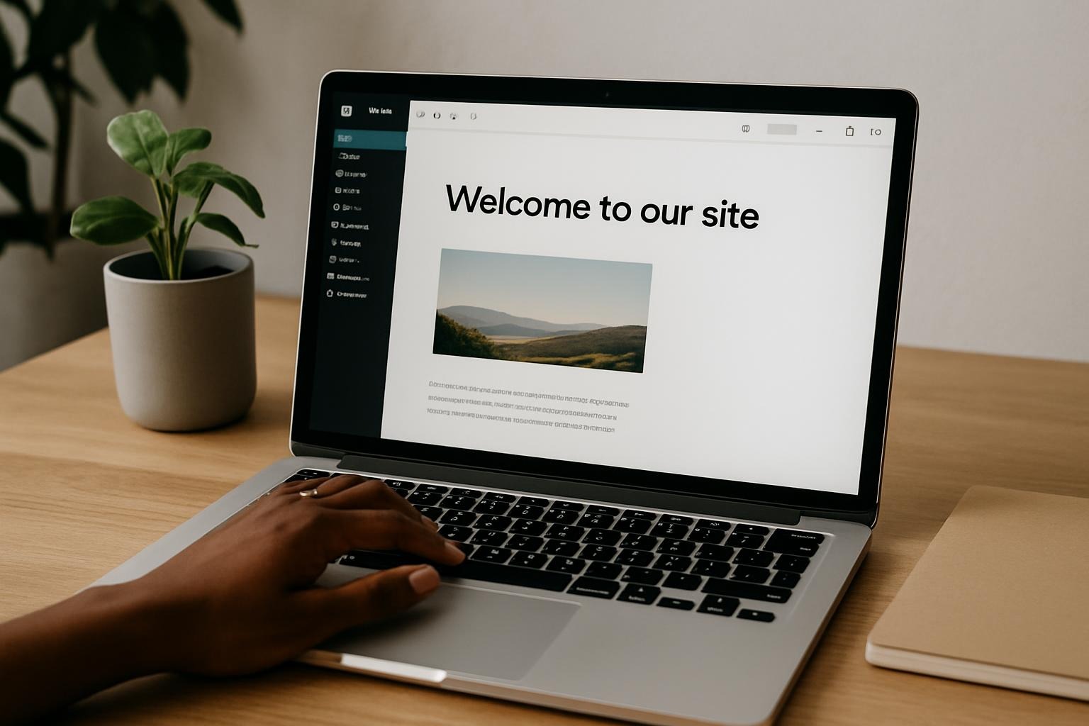 Marketing services concept with digital icons representing websites, SEO, blogs, and LinkedIn